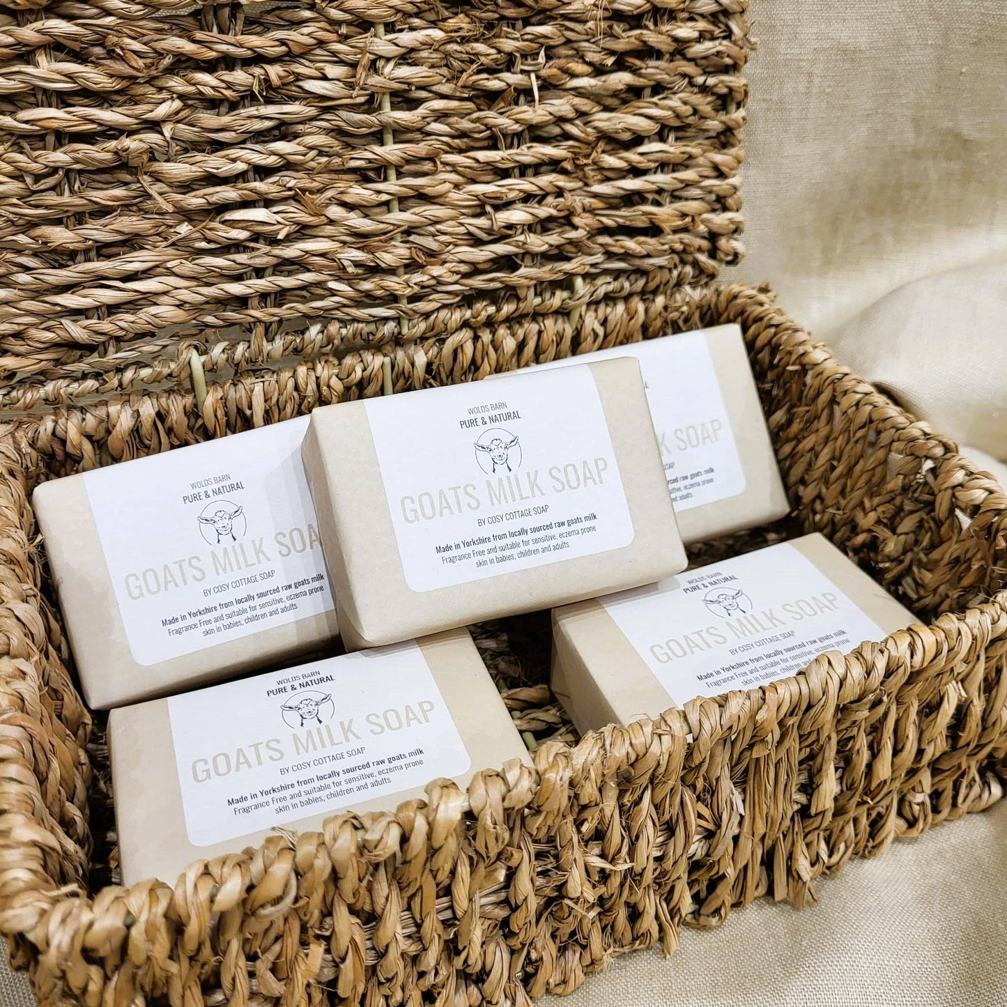 Goats Milk Soap by Cosy Cottage for babies, children and adults