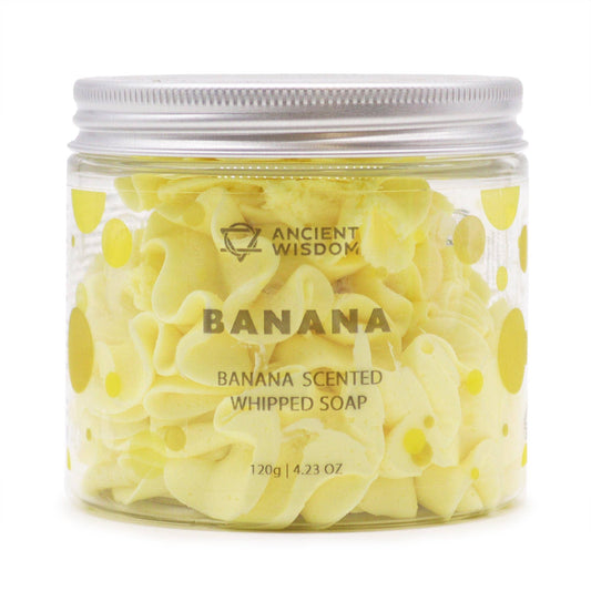 WCS-01 - Banana Whipped Cream Soap 120g