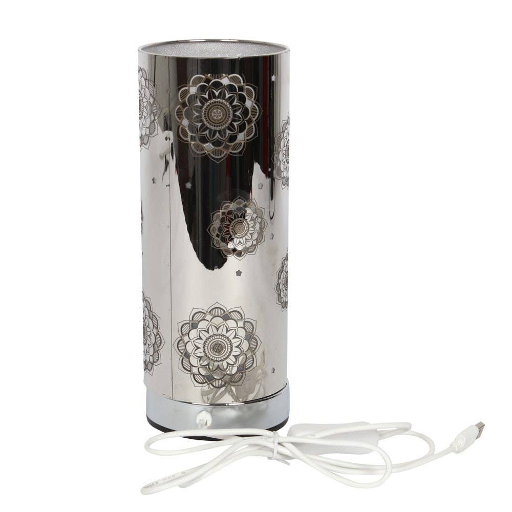 Silver Budda Mandala Electric Aroma Lamp