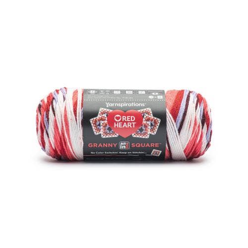 Red Heart Granny Square Yarn