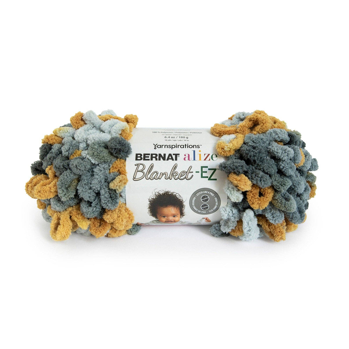 Bernat Alize Blanket-EZ Jumbo Hand Knitting Yarn 180g