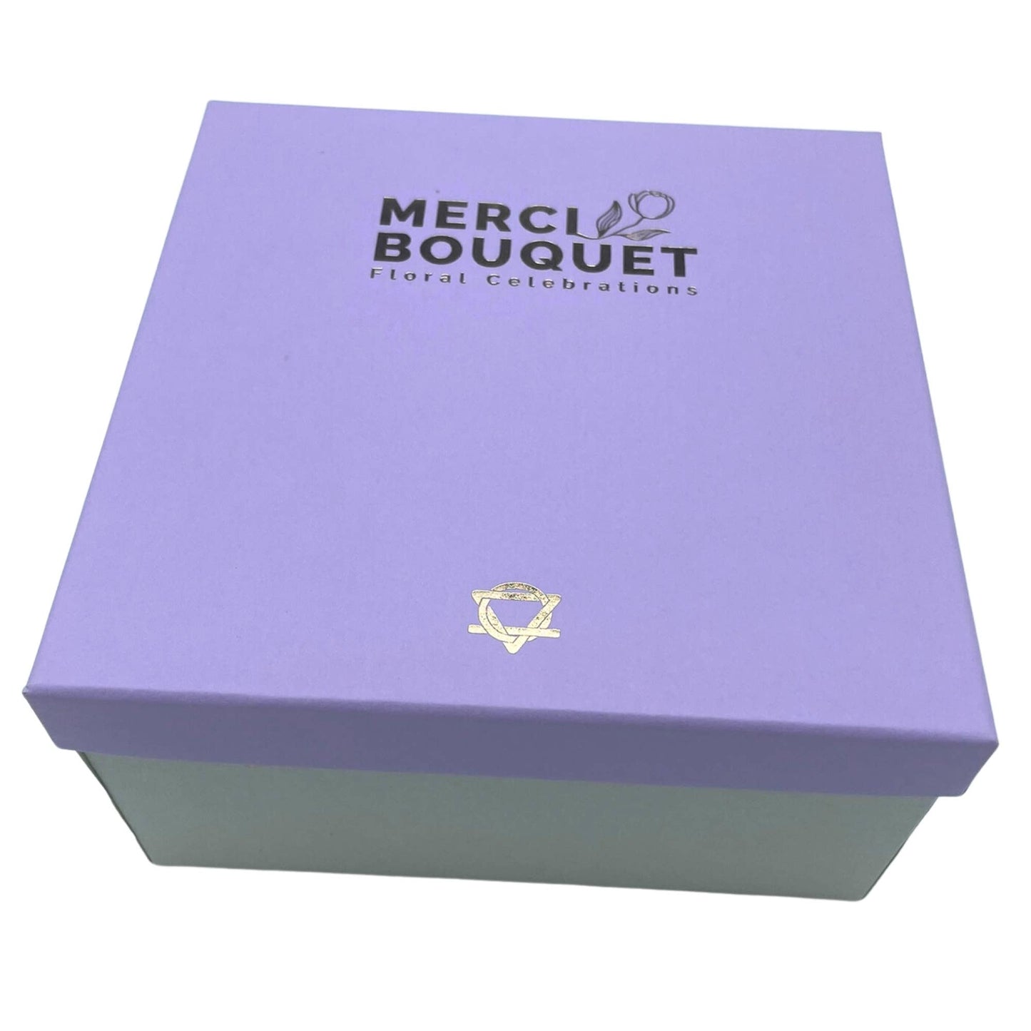 SFBX-14 - Square Box - Lavender Rose & Carnation