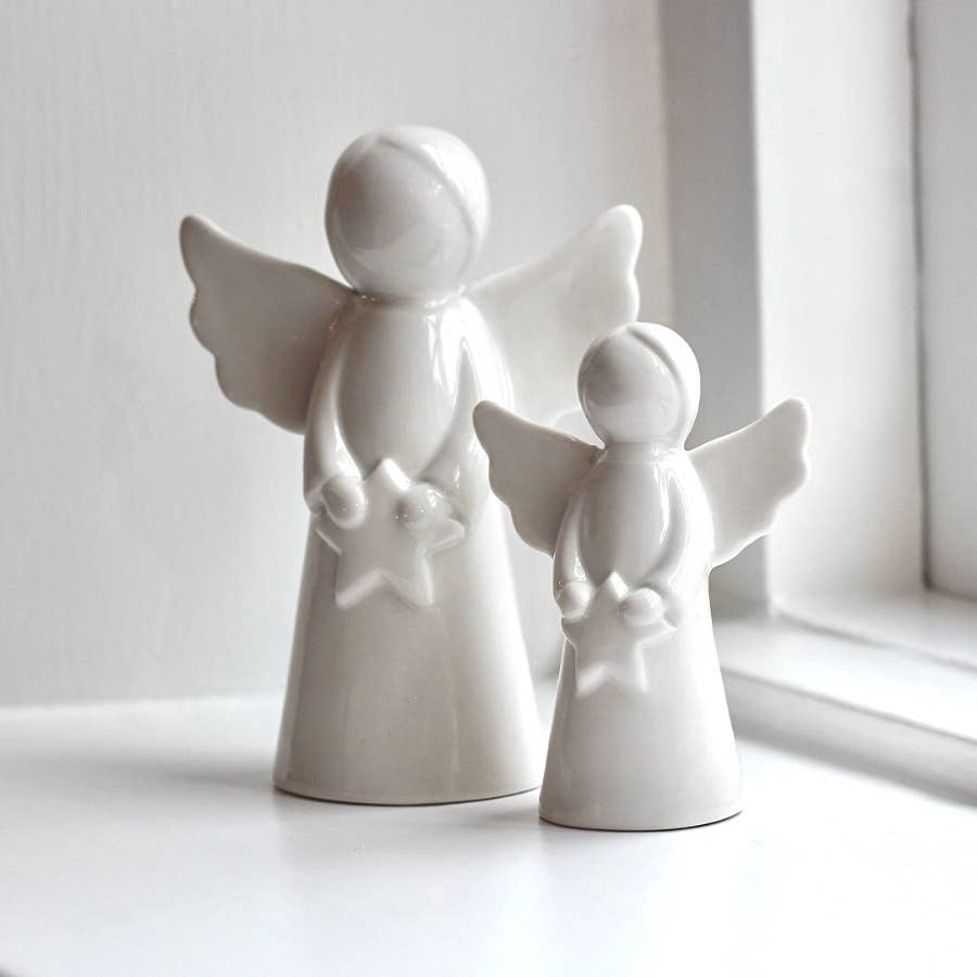 Simple White Angel, 15cm