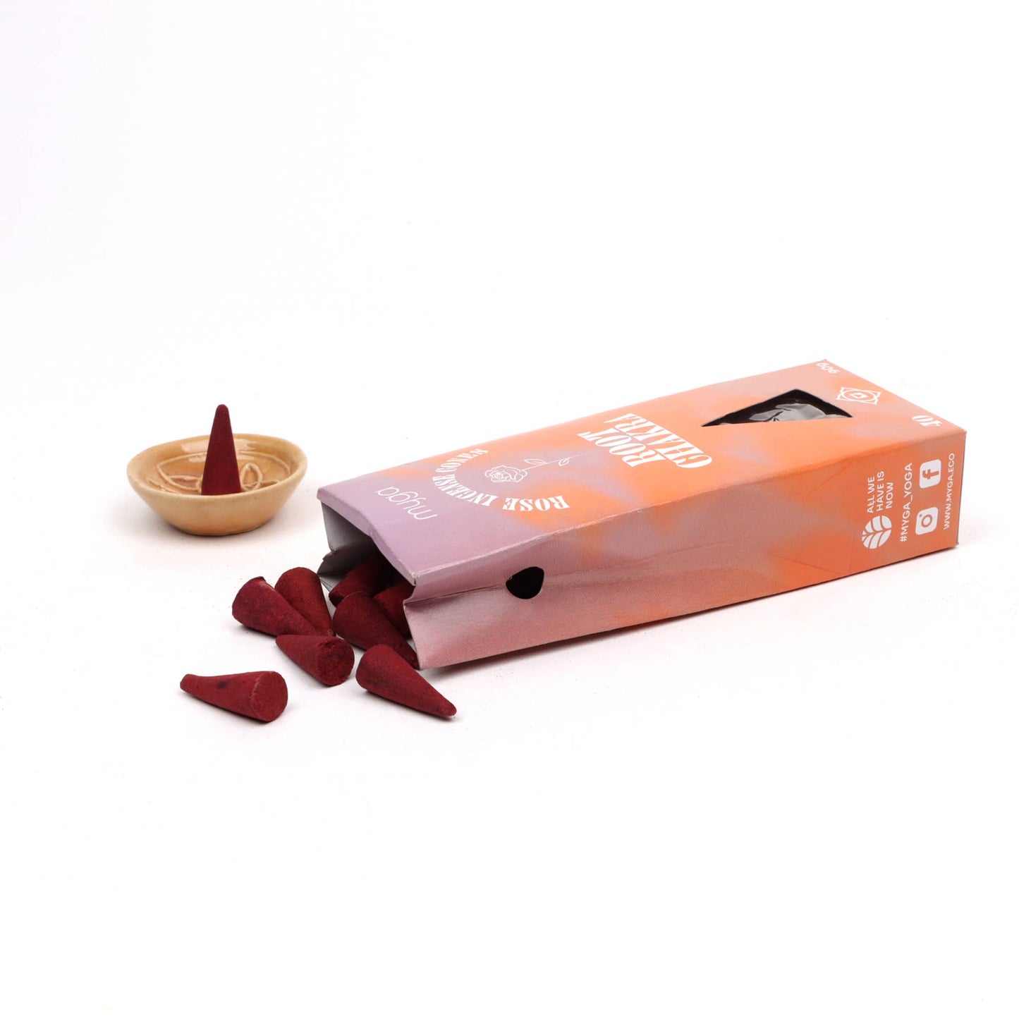 Chakra & Luck Incense Cones & Cone Holder