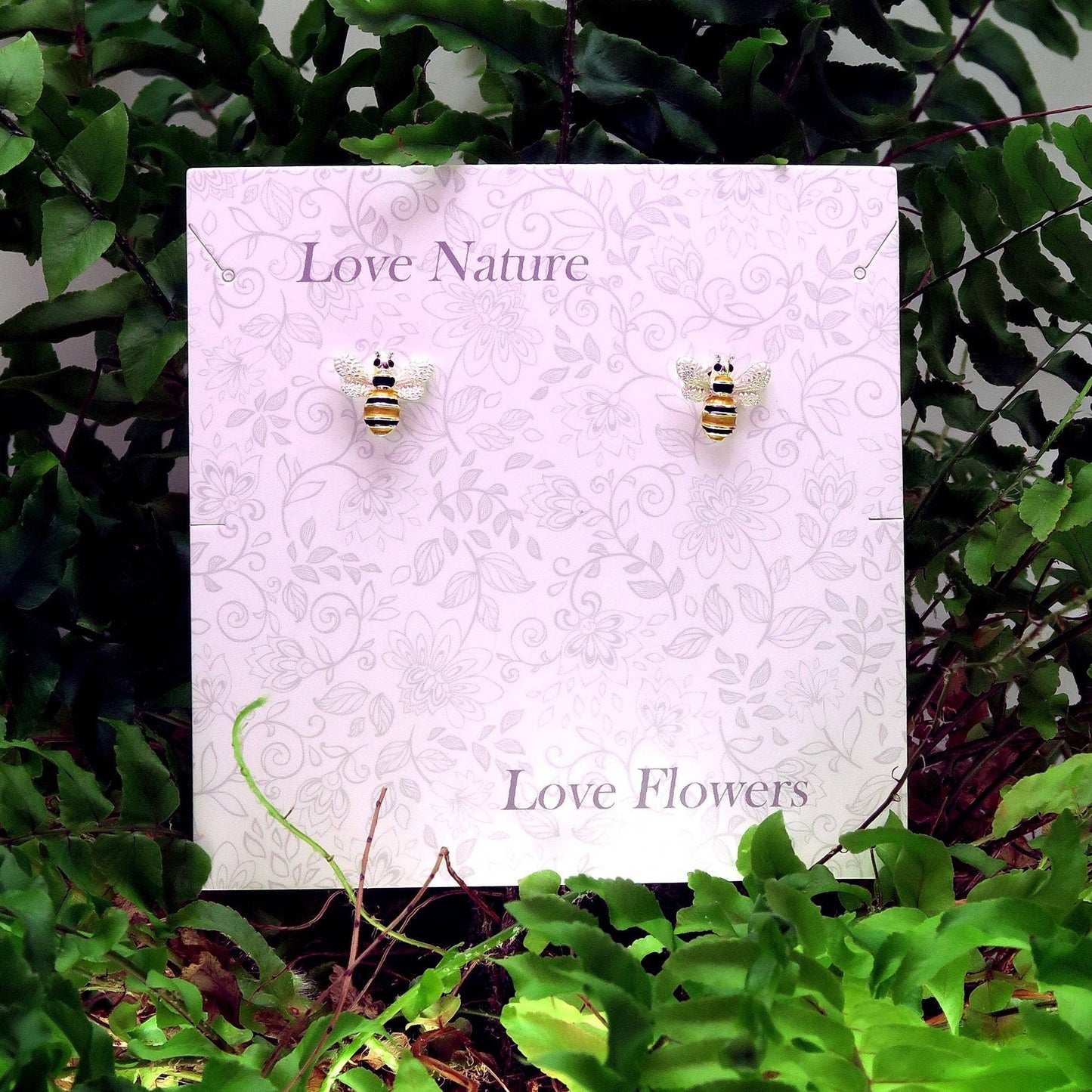 Bee Post Animal Earrings