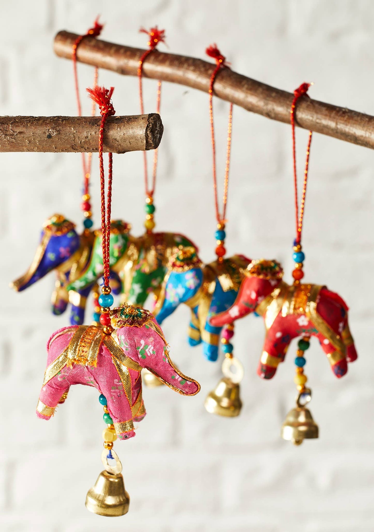 Single Elephant Decoration with Bell