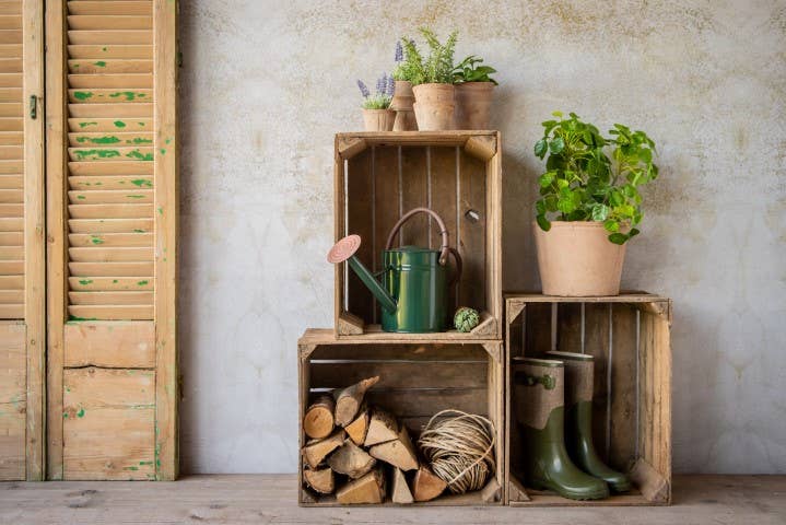 NG79 - Wooden Sweet Fruits Apple Crate