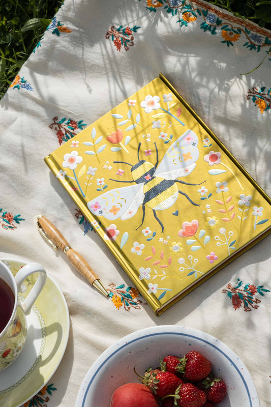 Bee Brown: Wildflower Bee (Foiled Journal)