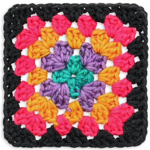 Red Heart Granny Square Yarn