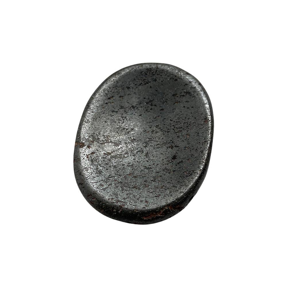 Worry Thumb Stone With a Pouch
