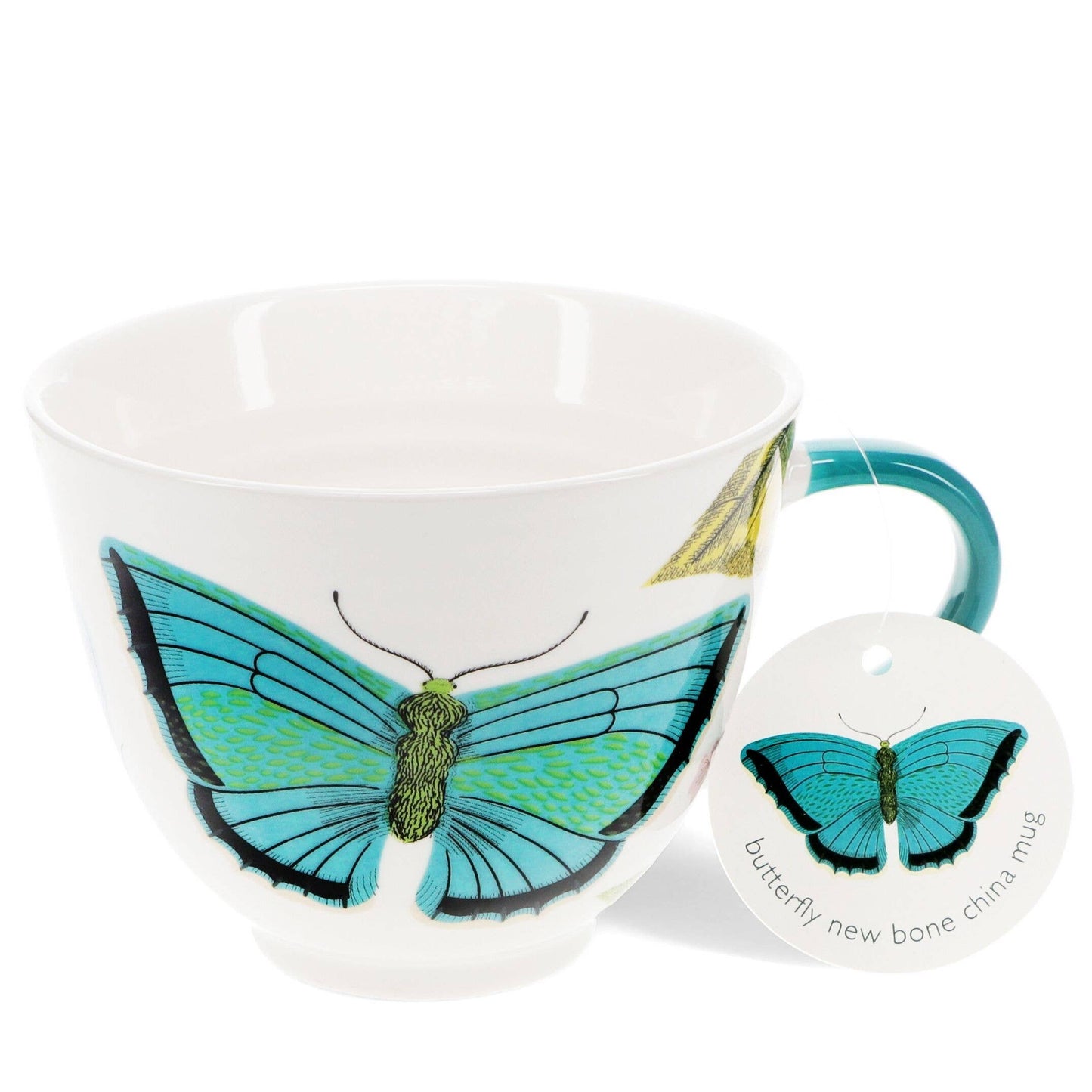 New Bone China Mug 550Ml - Butterfly