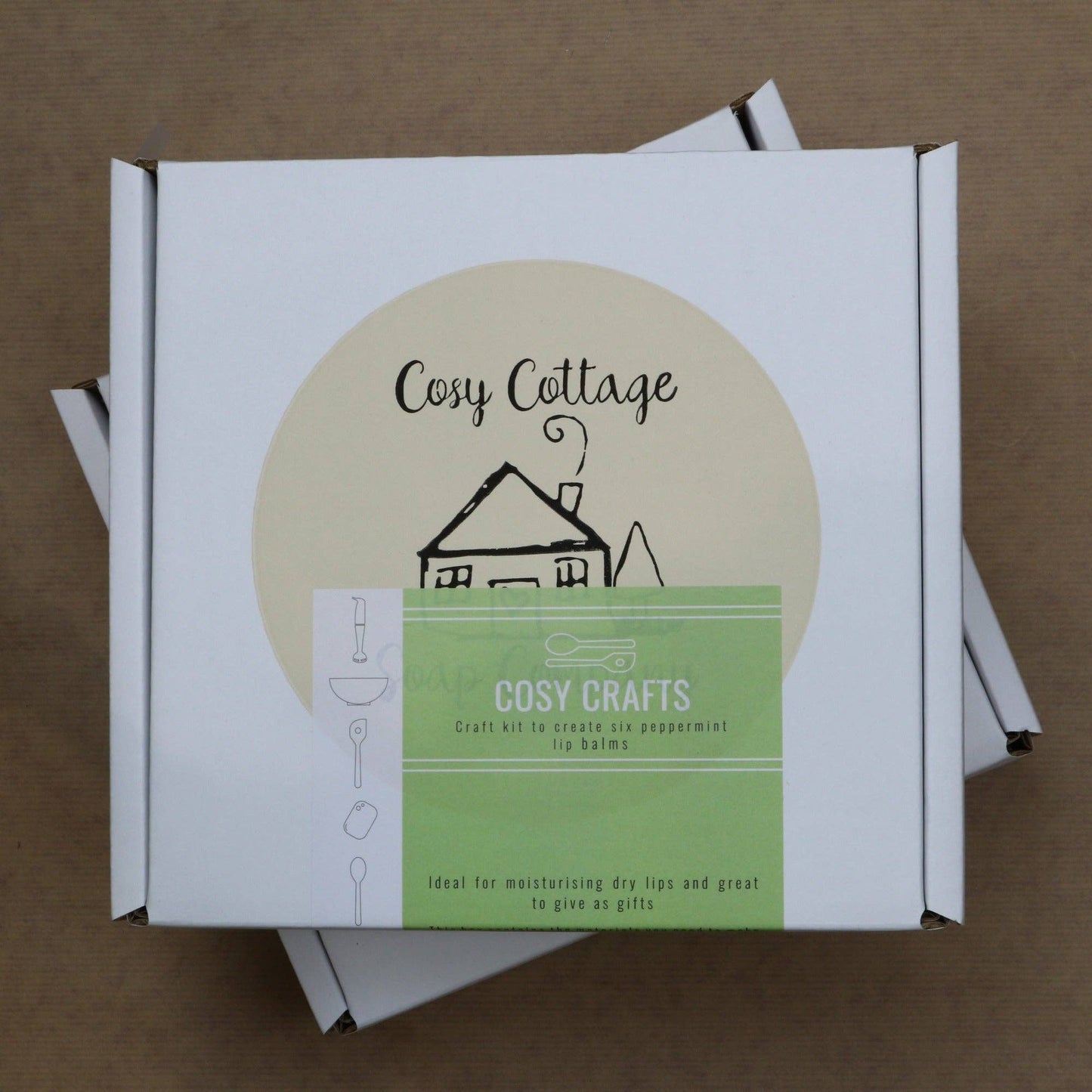 Make Six of Your Own Peppermint Lip Balms - A Cosy Crafts Kit