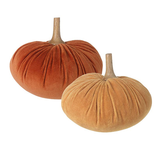 Autumn-SM PUMPKIN MIX WITH WOODEN STEM