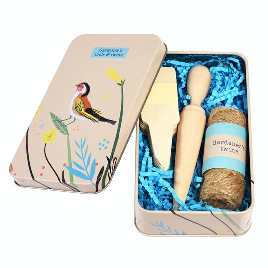 Gardener's Tools And Twine in a Tin - Your Garden
