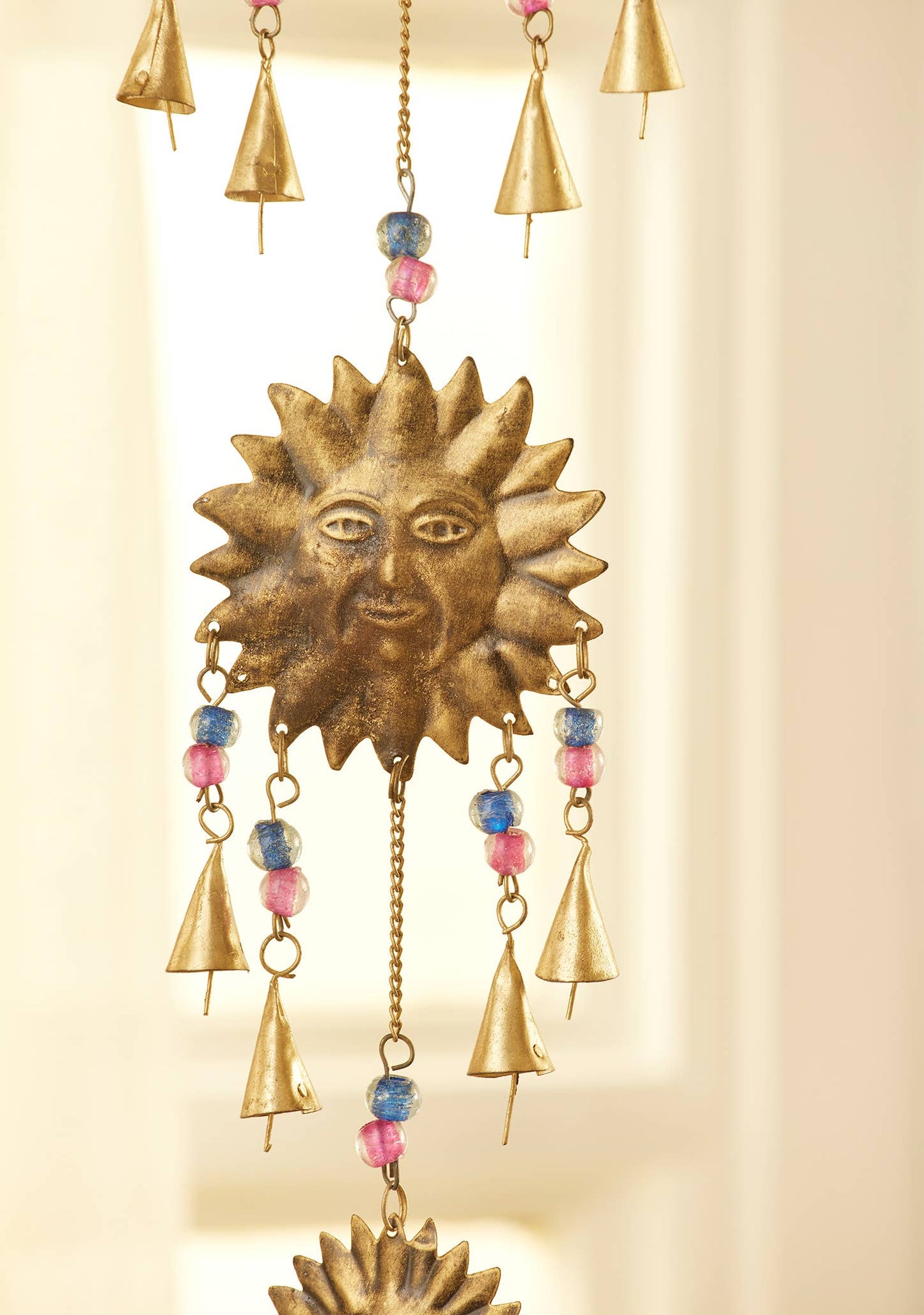 Sun Tiered Iron Windchime