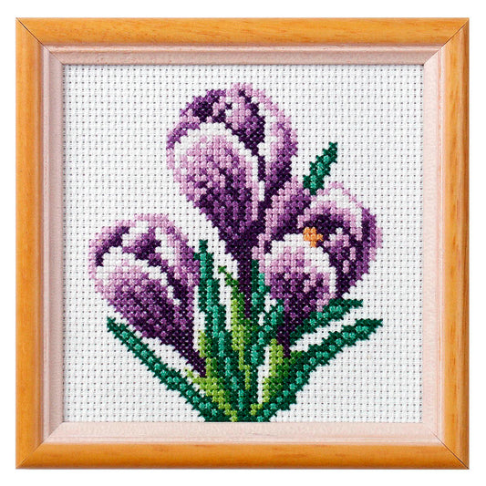Cross Stitch Kit: Crocus
