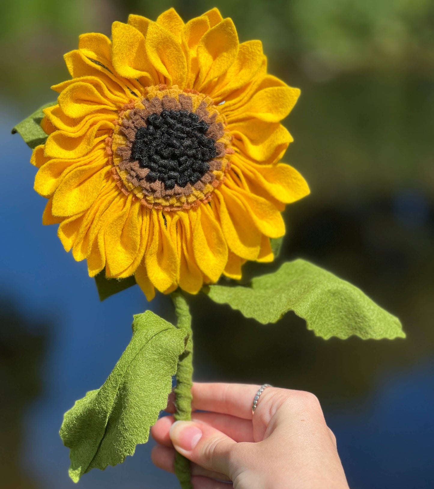 Felt Sunflower Flower Craft Kit