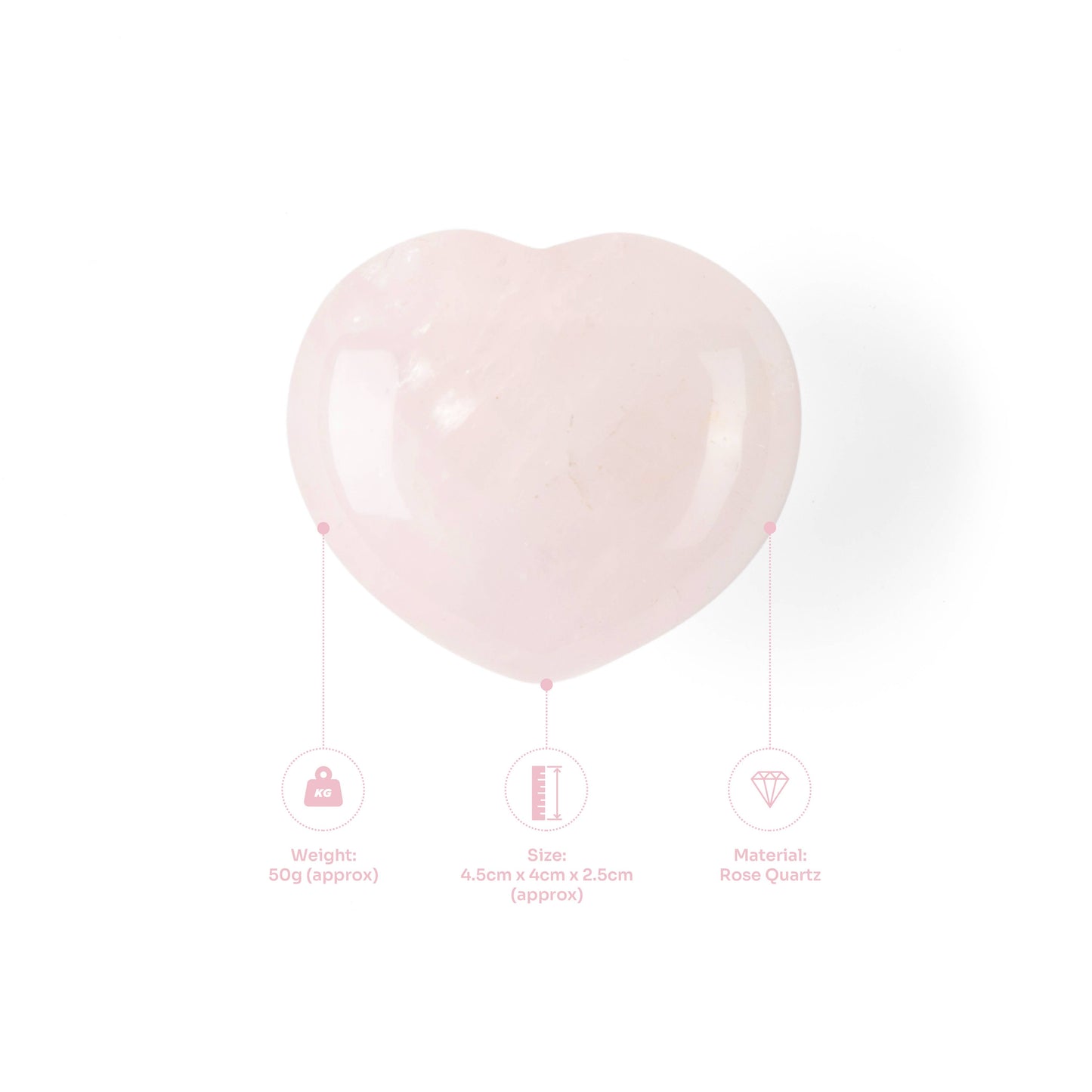 Crystal Hearts - Choice of 4 Crystals