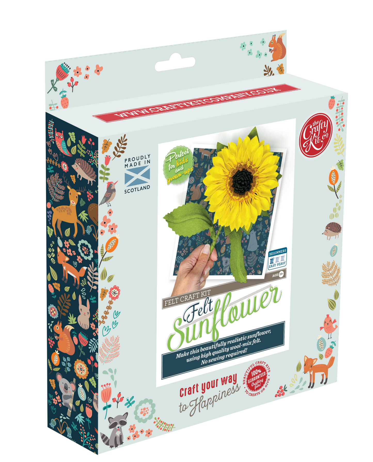 Felt Sunflower Flower Craft Kit