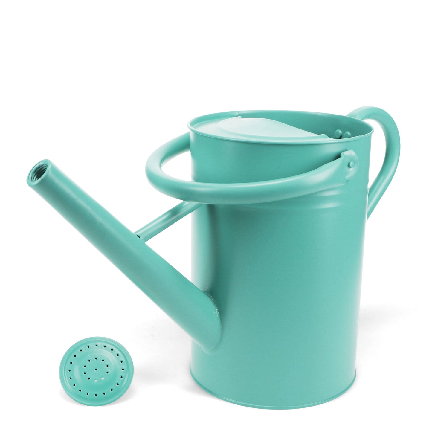 Galvanised steel watering can 4.5L - Aqua
