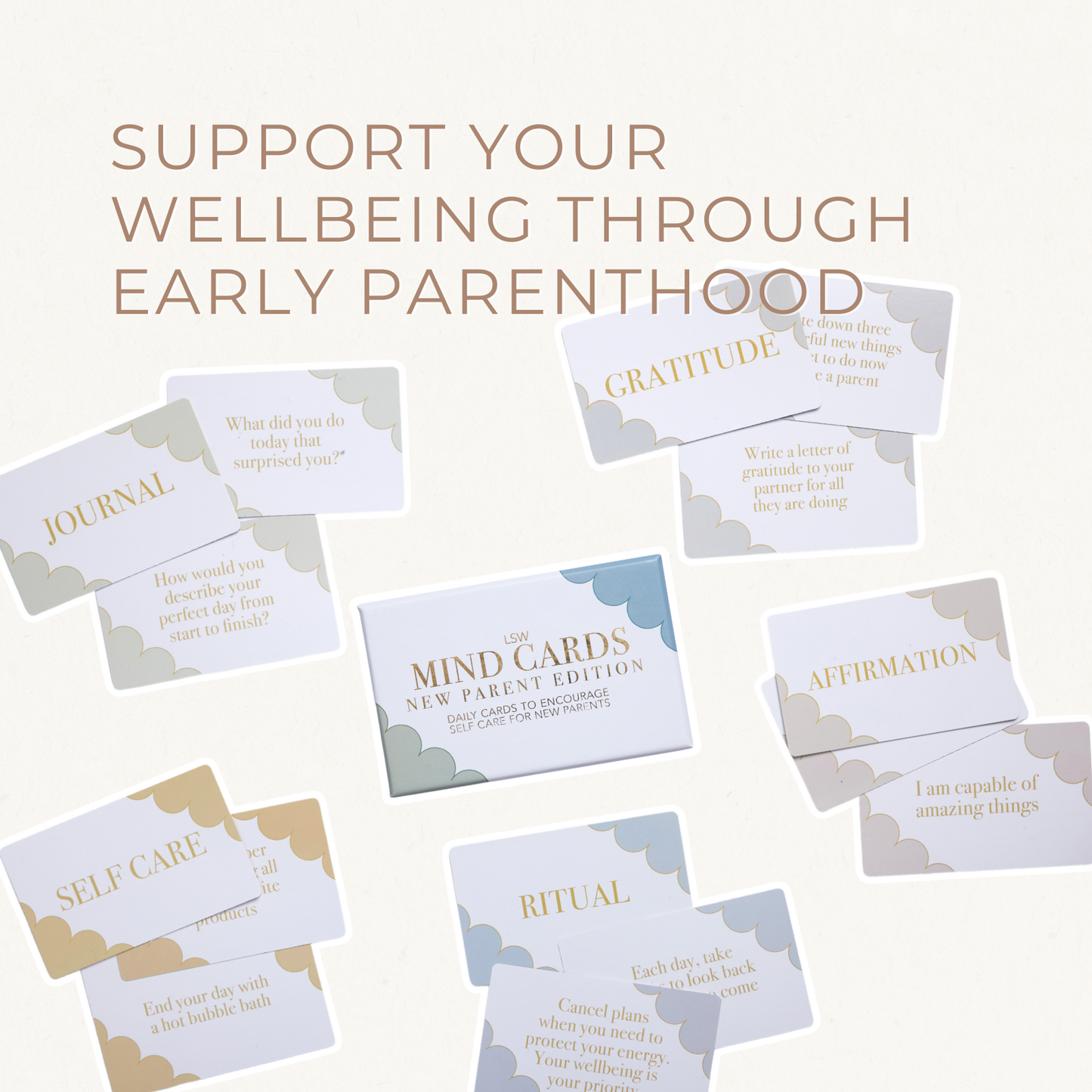 Mind Cards: New Parent Edition - Self care for Mum & Dad