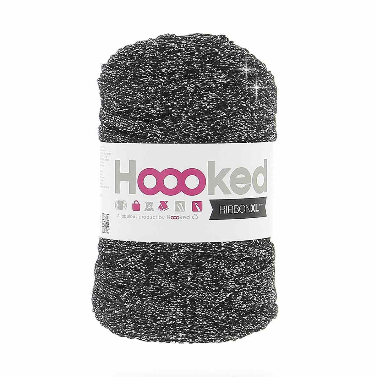 RibbonXL Lurex Black Sparkle 250g.