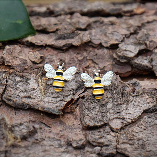 Bee Post Animal Earrings