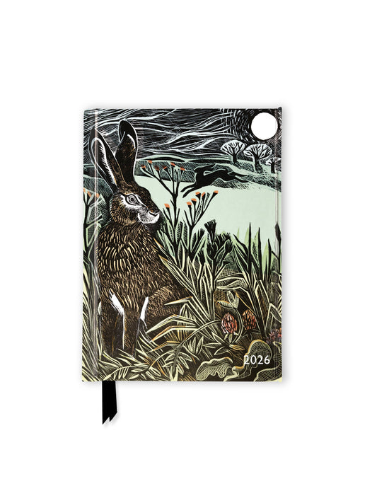 Angela Harding: Hidden Hares 2026 Luxury Pocket Diary Planne