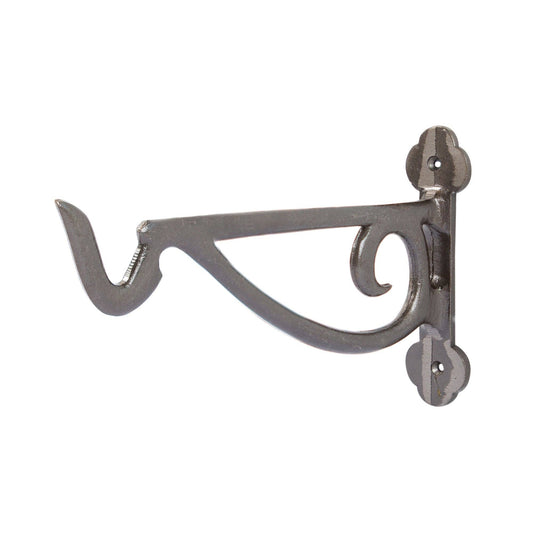 Wrought Iron Hanging Basket Hook - H145mm - Raw