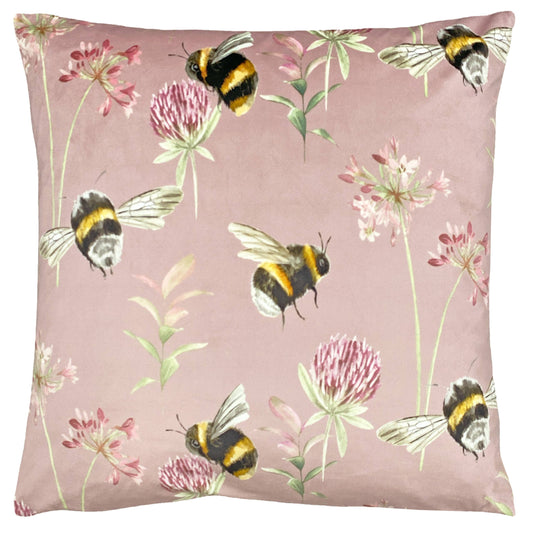 Country Bee Garden Cushion Heather