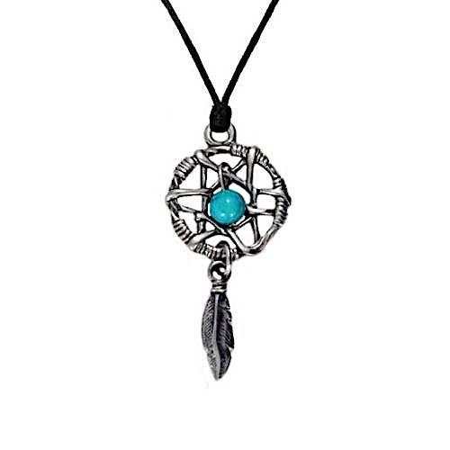 Dreamcatcher Pewter Necklace 10 - (USA-DDP)