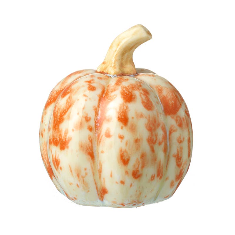 Autumn-PORCELAIN ORANGE PUMPKIN DECORATION