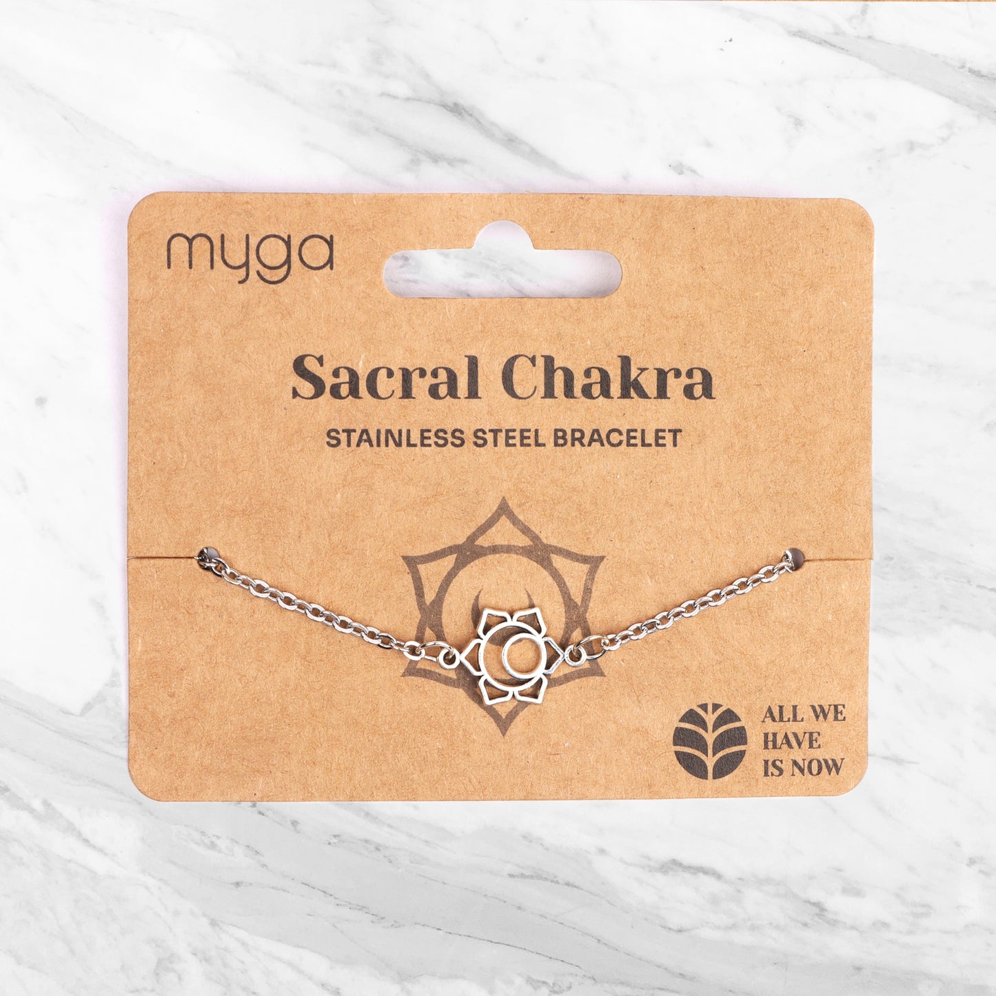 Myga Stainless Steel Chakra Bracelet