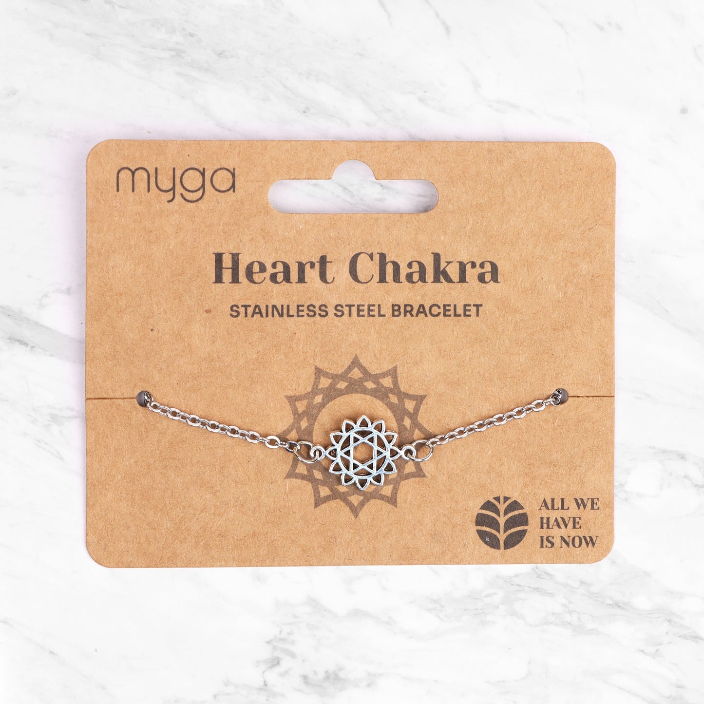 Myga Stainless Steel Chakra Bracelet