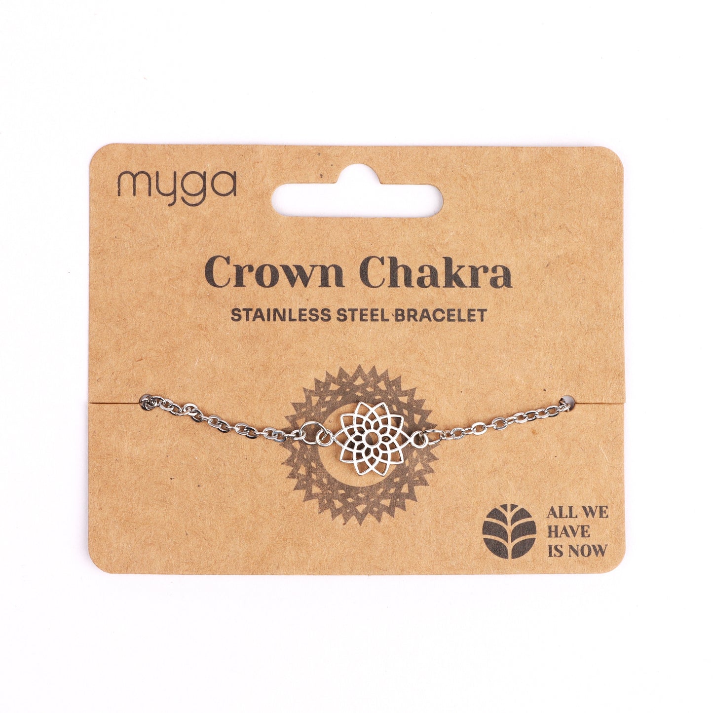 Myga Stainless Steel Chakra Bracelet