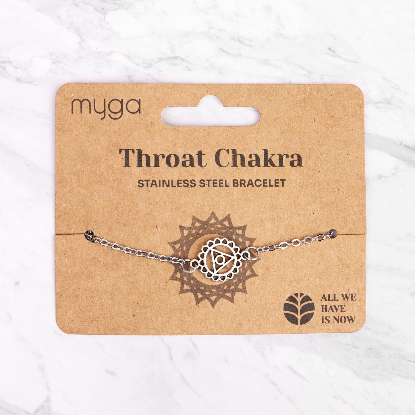 Myga Stainless Steel Chakra Bracelet