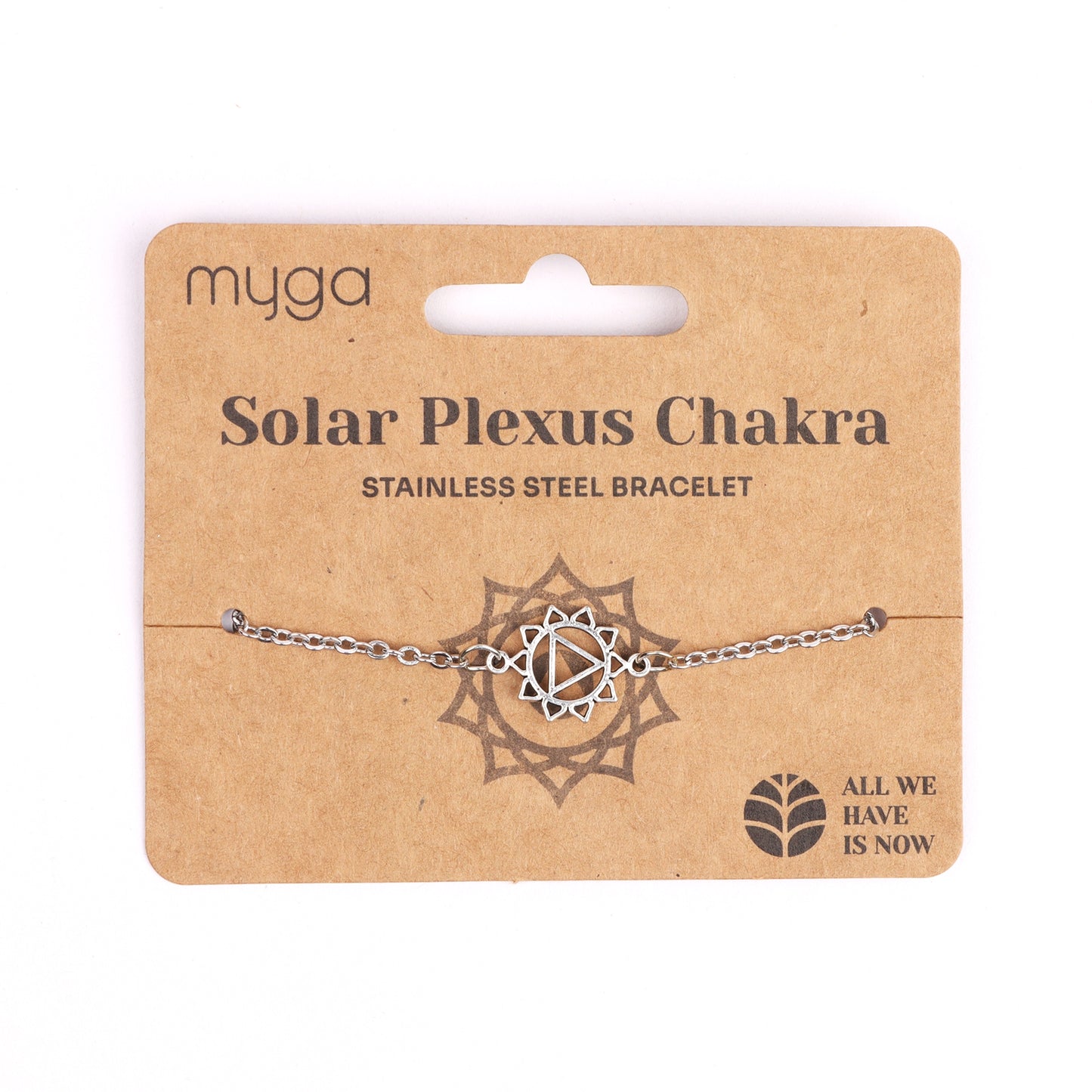 Myga Stainless Steel Chakra Bracelet